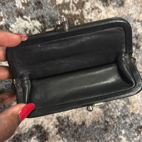Vintage Coach Double Kiss lock change purse - Picture 4 of 9